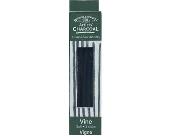 Winsor & Newton Artists' Vine Charcoal Soft 3-Pack