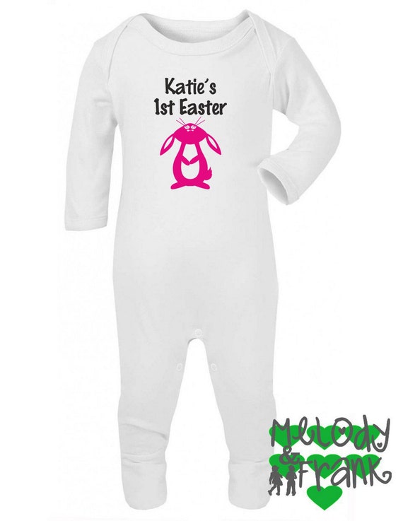 my first easter sleepsuit