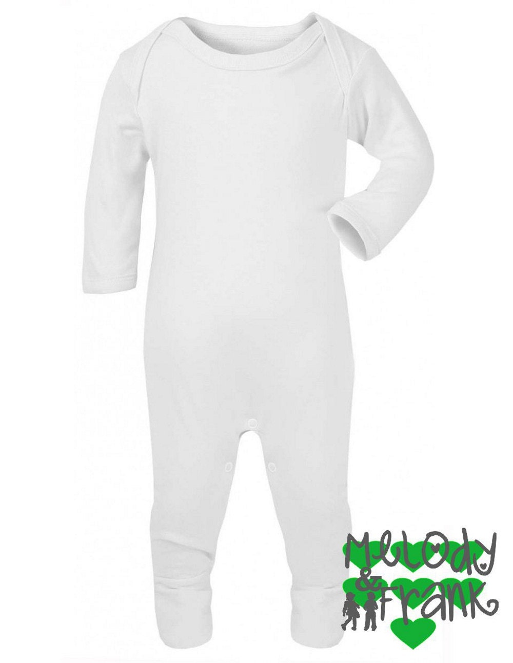 Plain long Sleeve super soft sleepsuit baby romper Blank fab Etsy