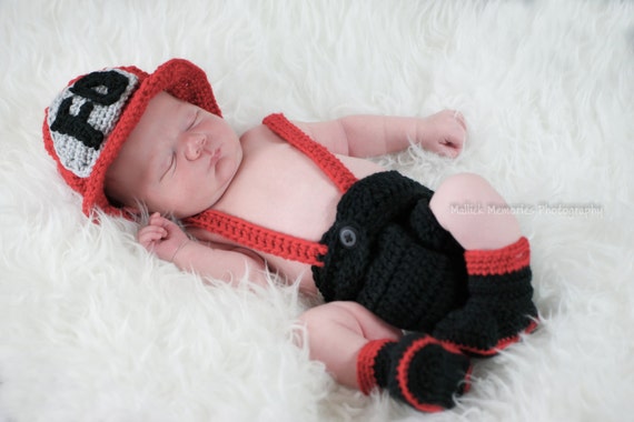 baby fireman hat