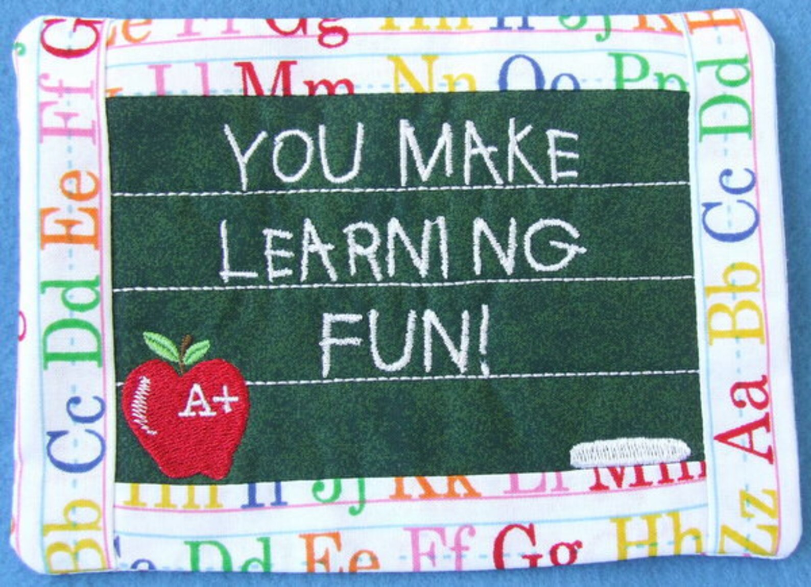 Teacher Mug Rug in the Hoop Etsy