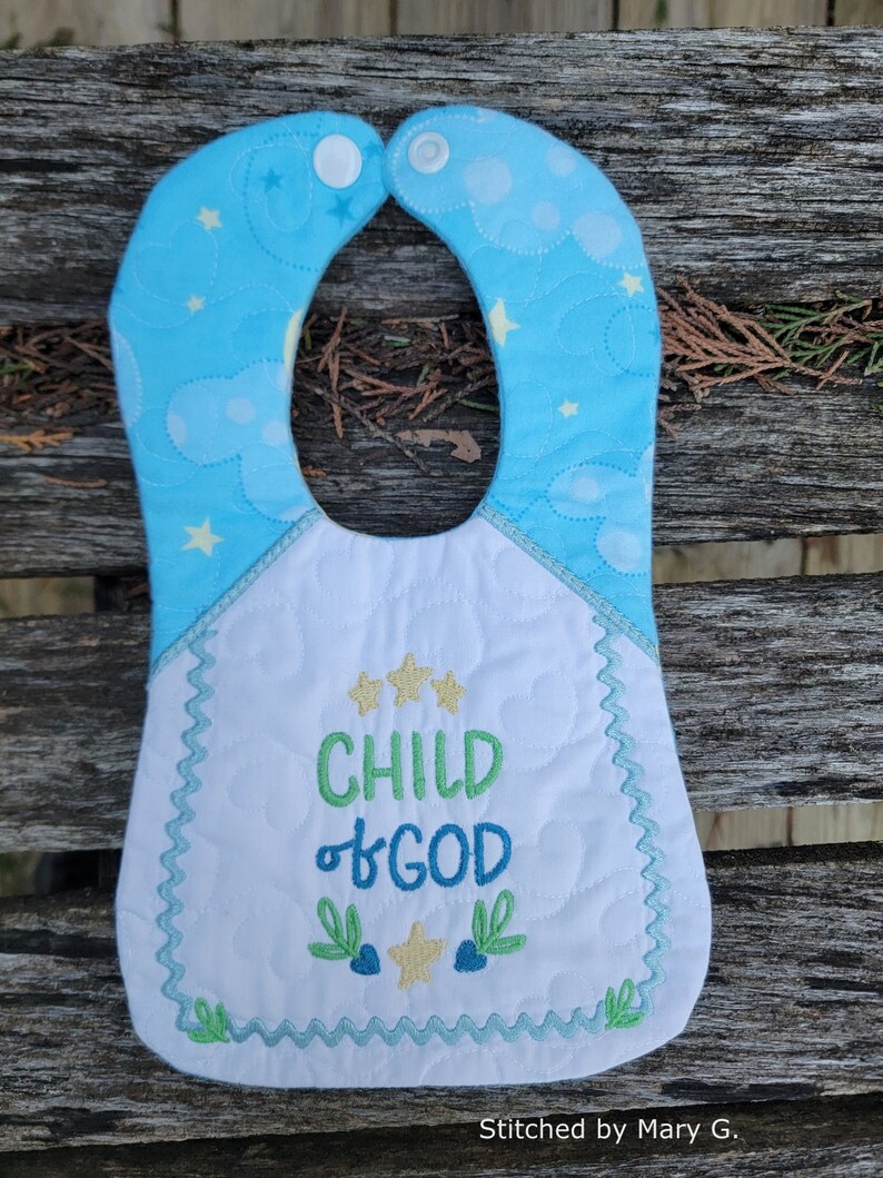 In the Hoop Baby Bib for 7x11 and 8x12 Embroidery Hoops Etsy