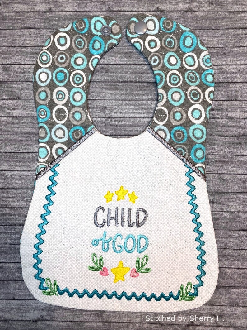 In the Hoop Baby Bib for 7x11 and 8x12 Embroidery Hoops Etsy