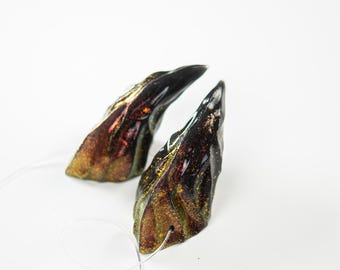 Corna da demone in resina testurizzata effetto bagliore solare - Accessorio per costume cosplay