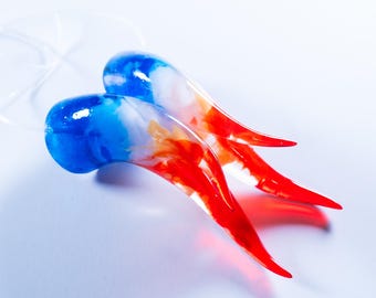 Pride Collection - Aroace - Resin Succubus Horns - Resin Cast Cosplay and Costume Accessory
