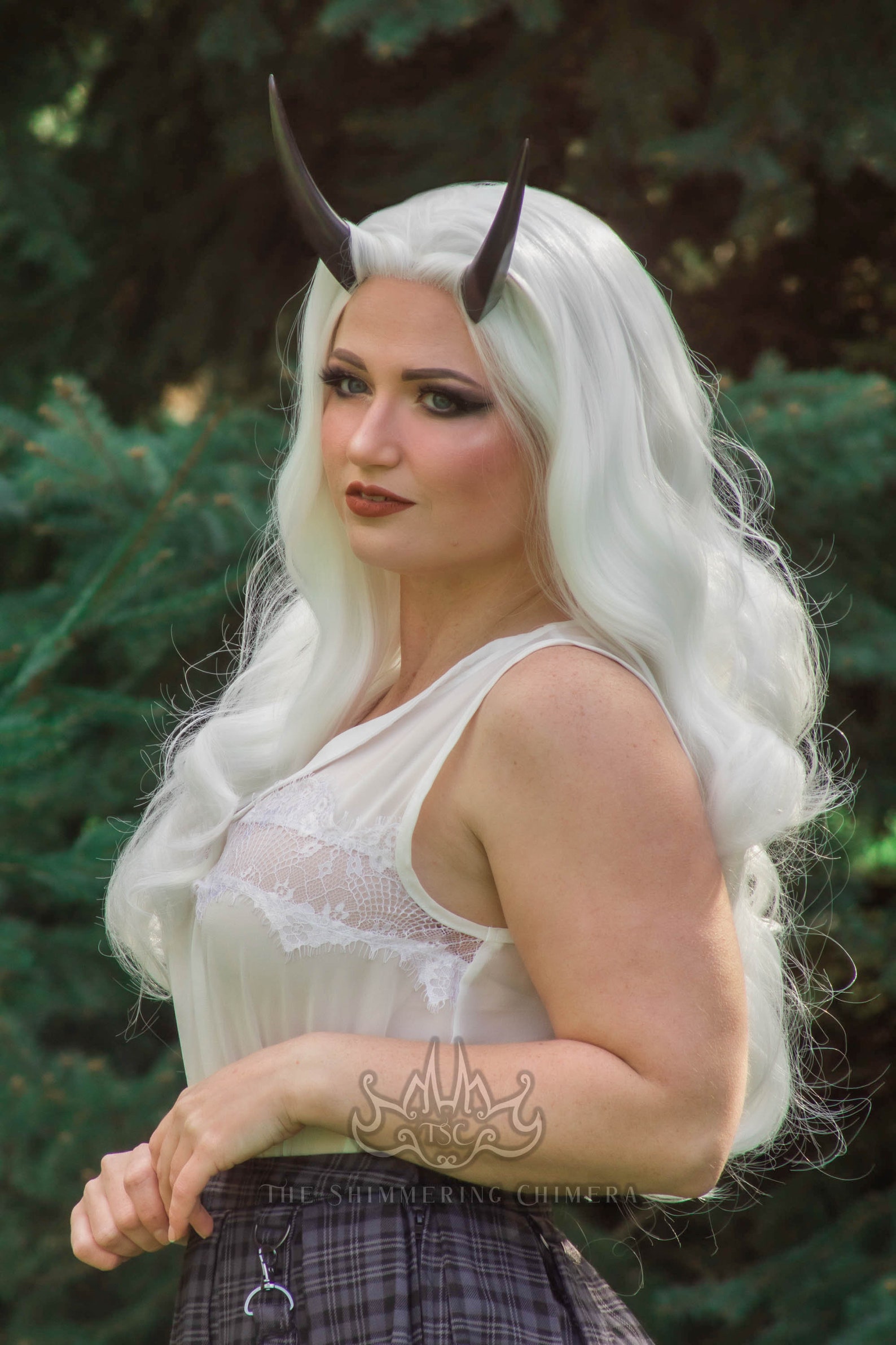 Black Resin Cast Oni Horns Demon / Devil / Dragon / Monster Etsy