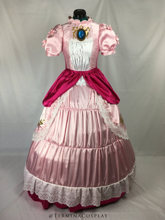 princess peach ball gown