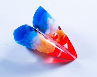 Pride Collection - Aroace - Small Resin Oni Horns - Costume Cosplay Accessory