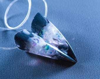 Pride Collection - Demifluid - Small Resin Oni Horns - Costume Cosplay Accessory