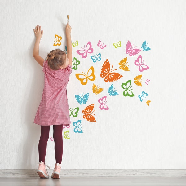 Butterfly Mural - Etsy