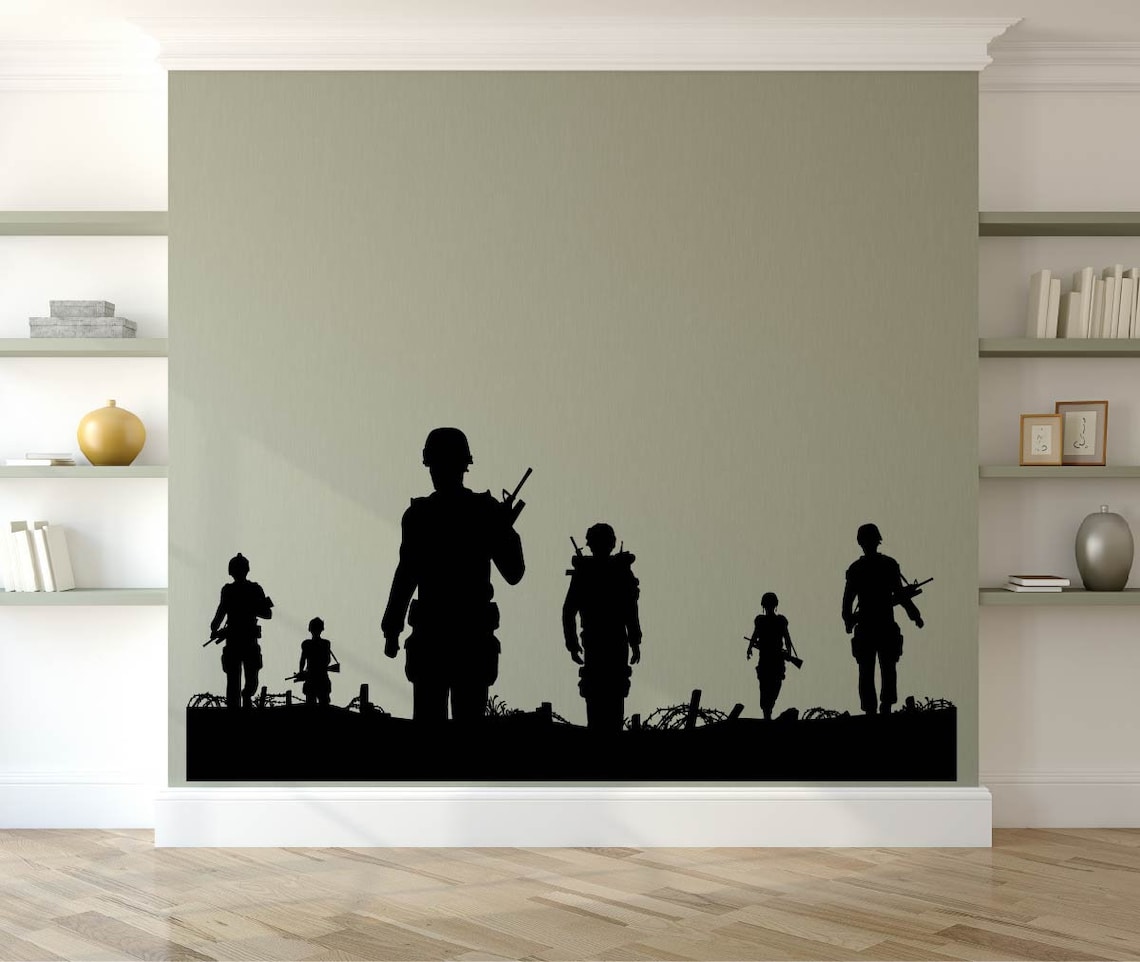 Military Wall Decal United States Navy Army Air Force Etsy