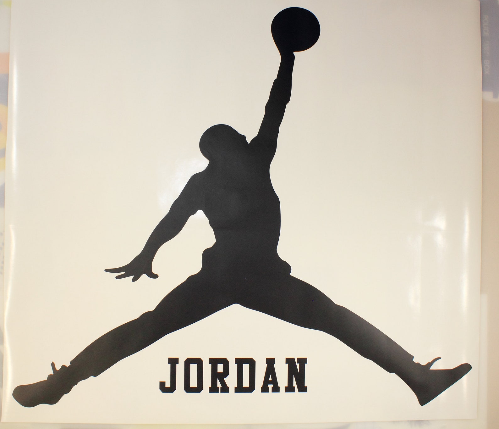 Michael Jordan Wall Decal Jumpman Basketball Player Vinyl Etsy