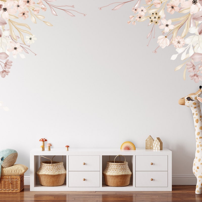 Baby Girl Nursery Wall Decal - Etsy
