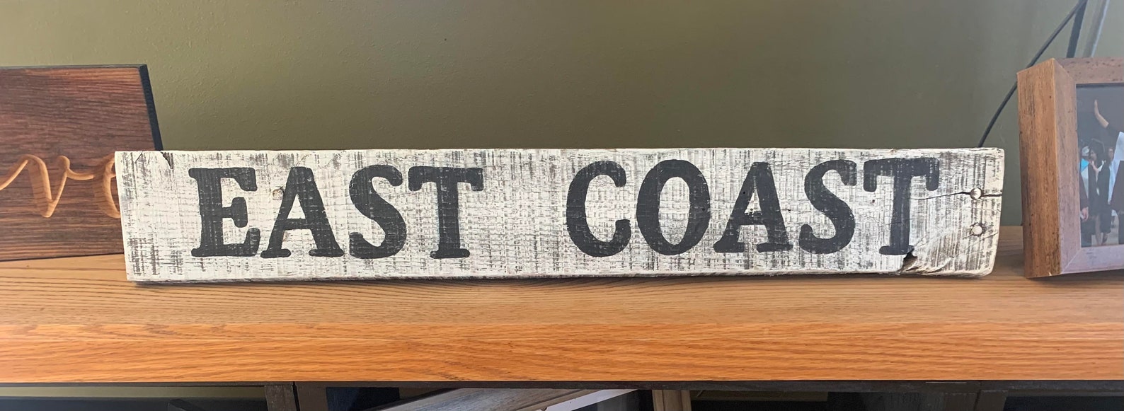 Rustic East Coast Sign Etsy