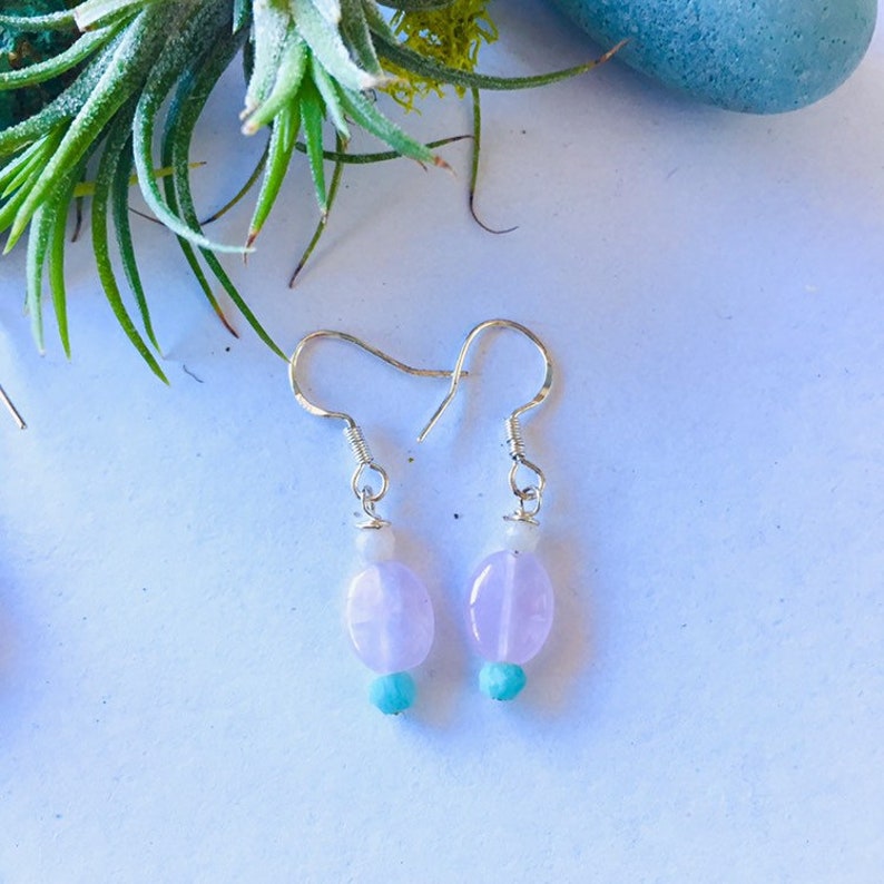 Petite Rose Quartz and Amazonite