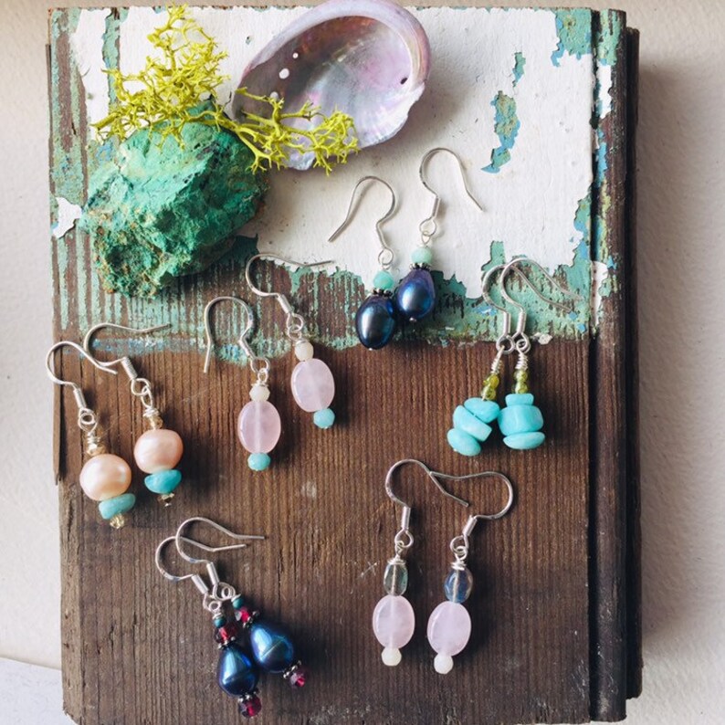 Petite Rose Quartz and Amazonite