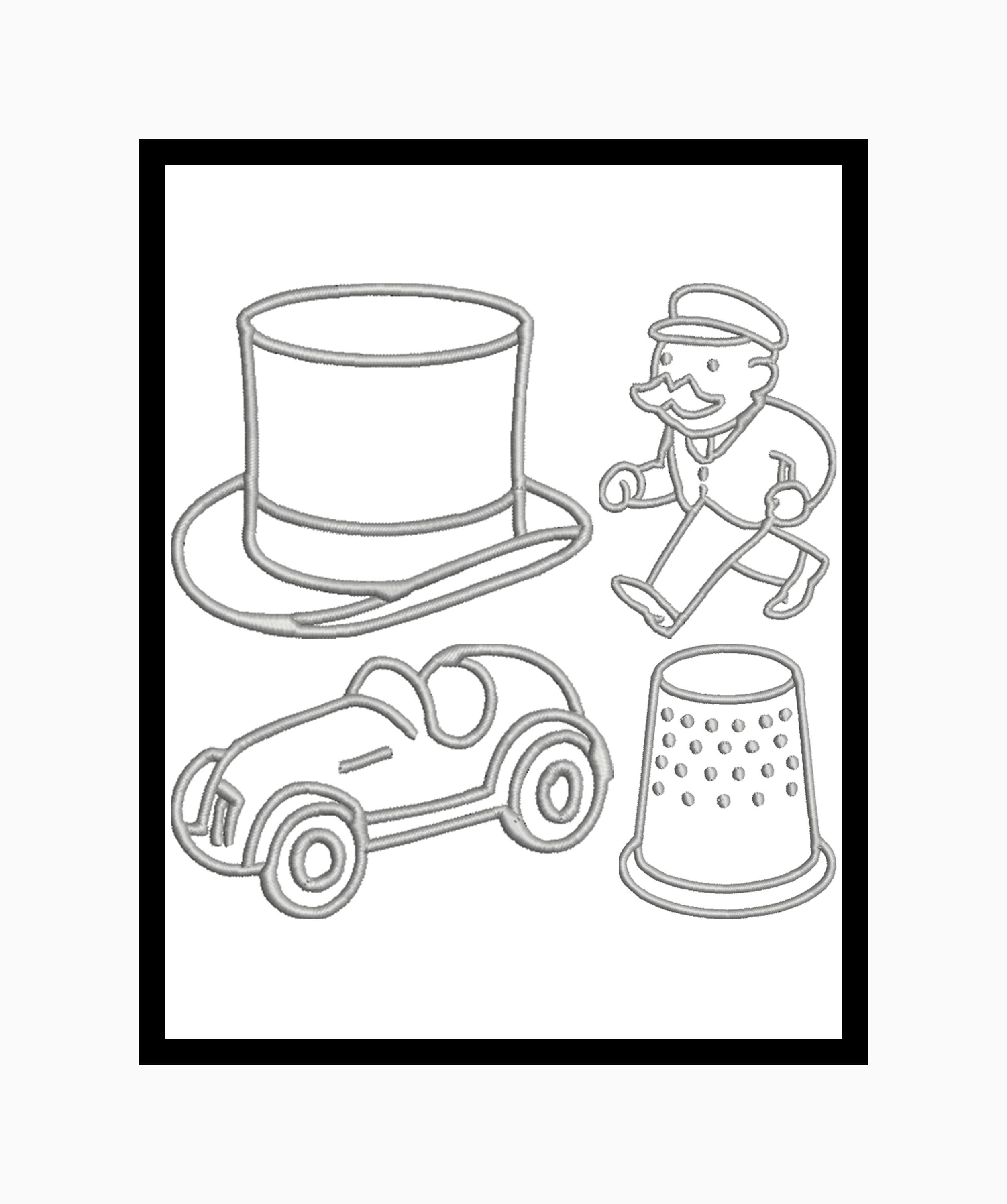 Monopoly characters - Etsy 日本