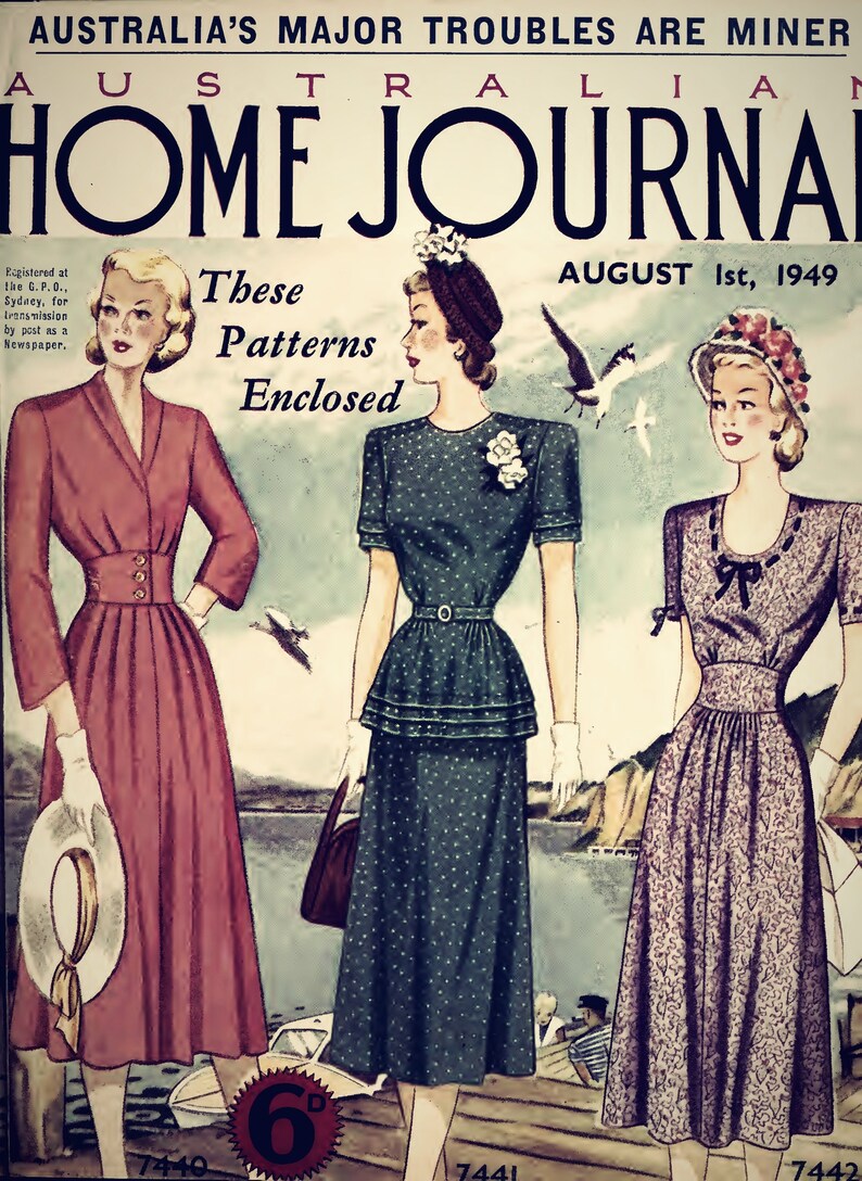 1940s Ladies Home Journal Magazine Digital Download Etsy