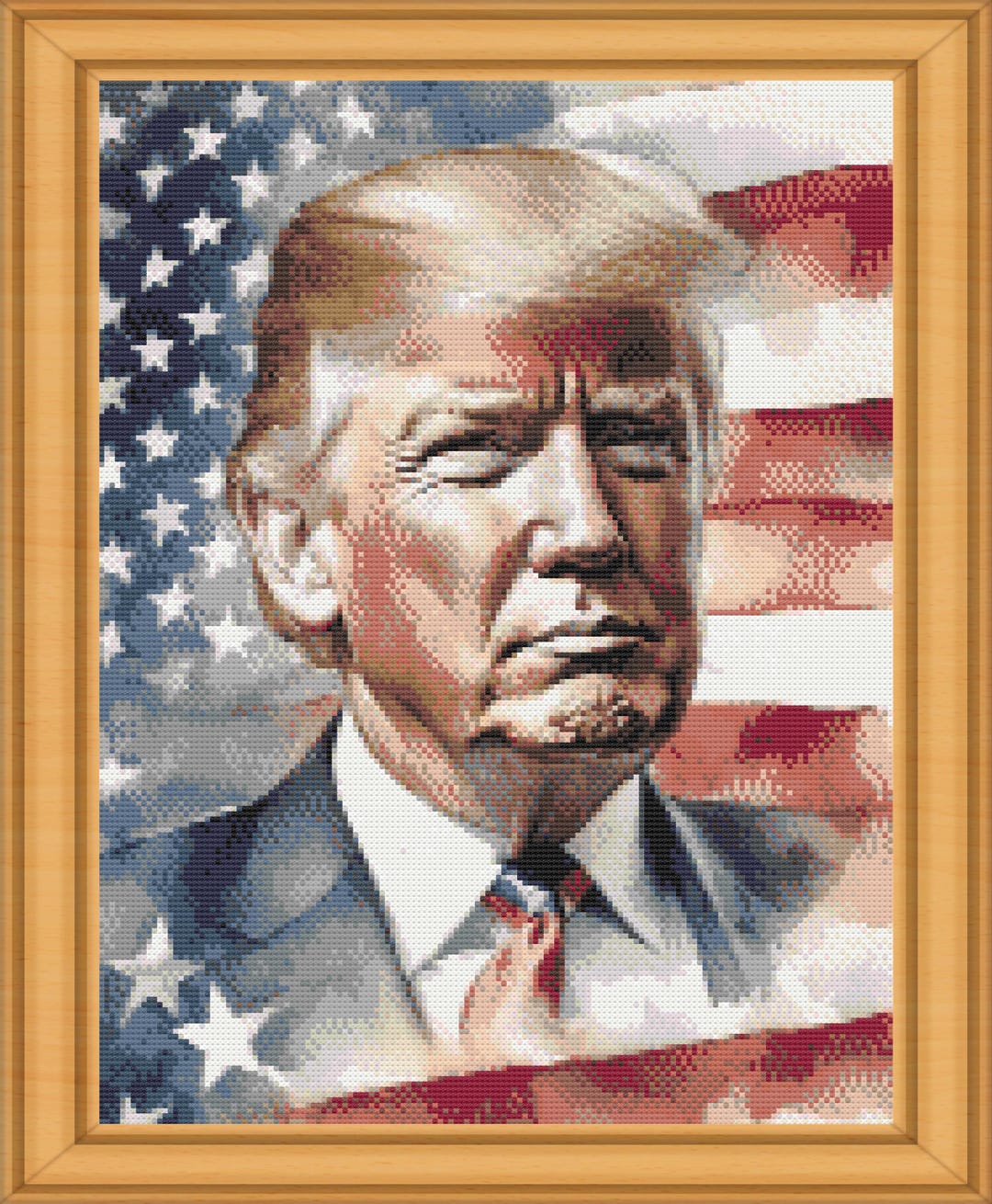 2025 MAGA Cross Stitch Pattern 3 - Etsy