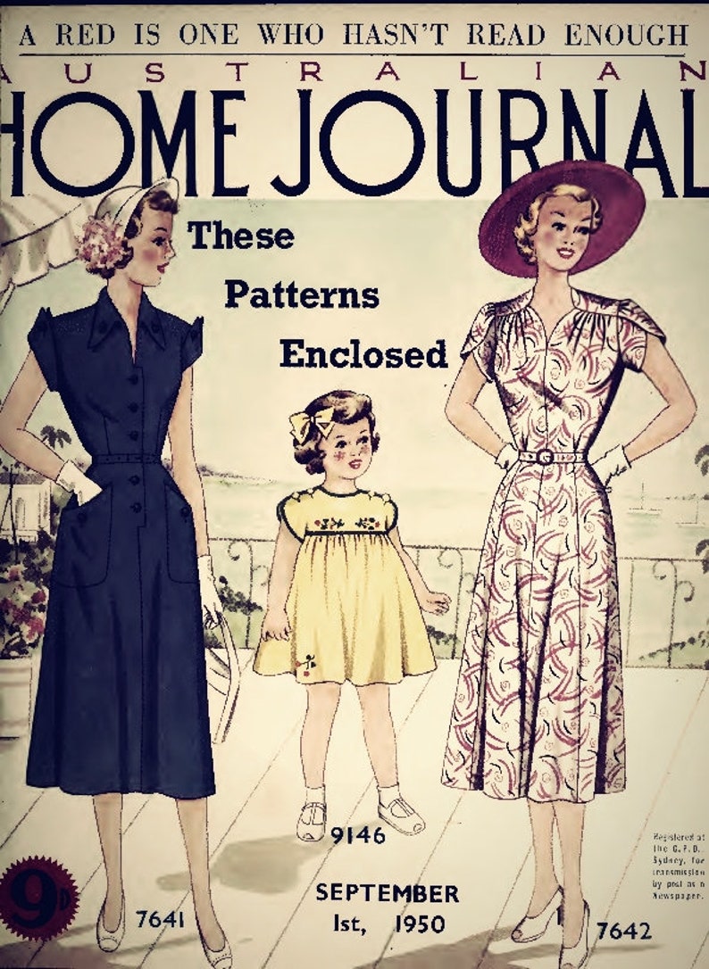 1950s Ladies Home Journal Magazine Digital Download Etsy