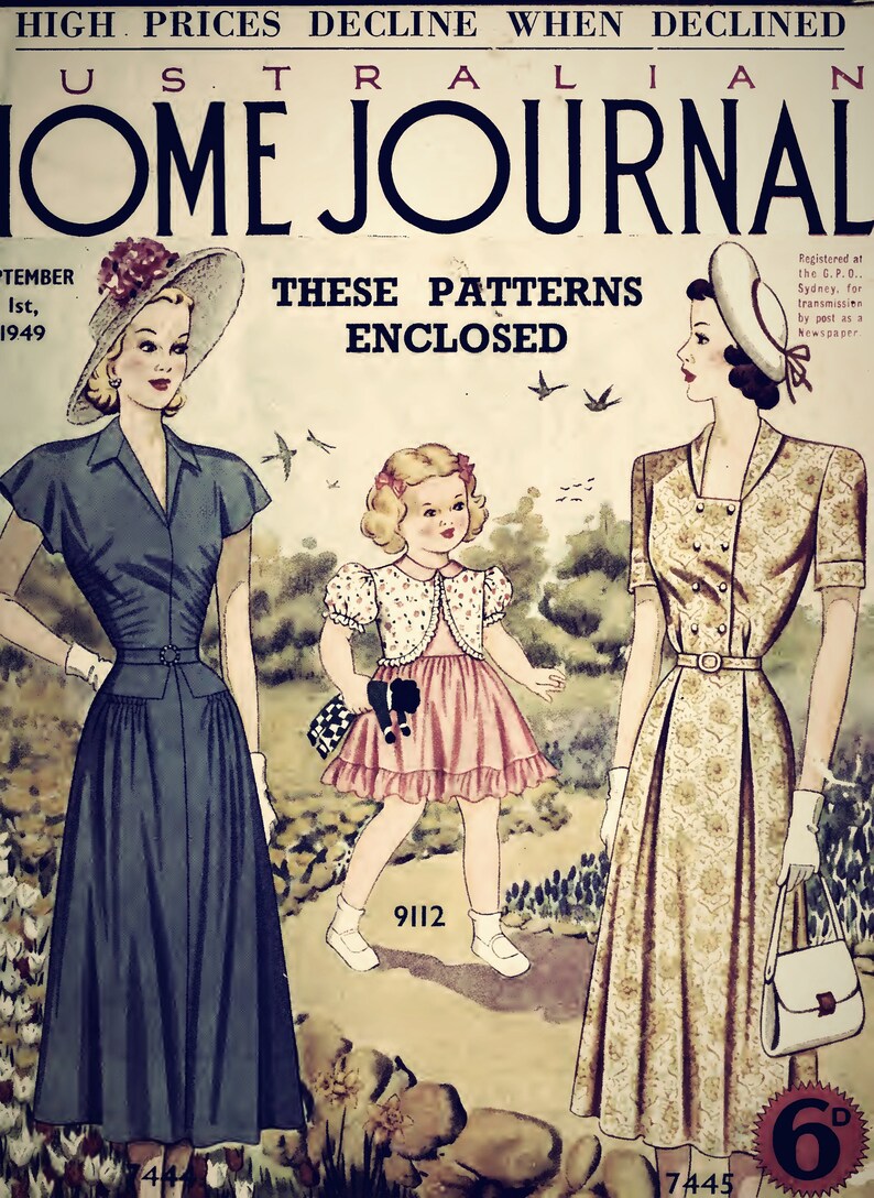 1940s Ladies Home Journal Magazine Digital Download Etsy