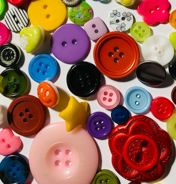 Assorted Buttons in Batches of 50 