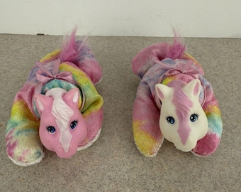 Vintage Hasbro Kucyk Niespodzianka Tęczowy Pluszowy Noworodek Kucyk Zapasowy