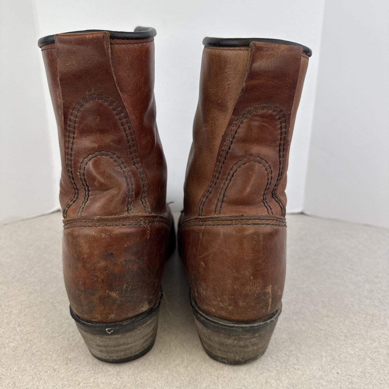 Vintage Durango Mens Packer Boots ⚡️SOLD⚡️ Vintage Western Kiltie Packer Boots. $130 with  main image 3
