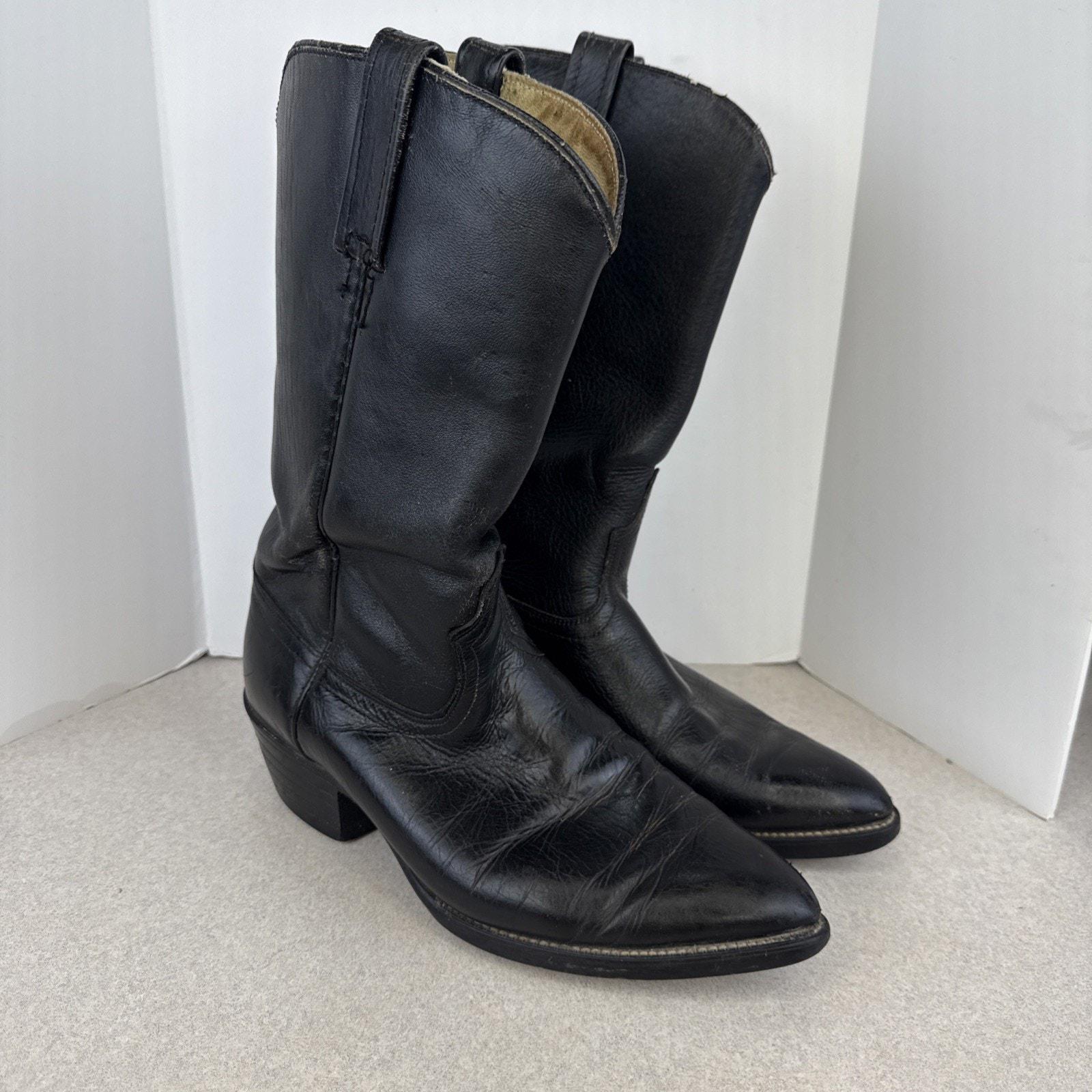 ⭐️未使用⭐️　CHAMULA　2672　カウボーイブーツ　ブラック　レザー CHAMULA #2672 カウボーイ ブーツ | CHAMULA | ハリウッドランチ