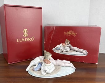 Lladro “jolly Santa” 6500 Porcelain Santa Claus Figurine Mint