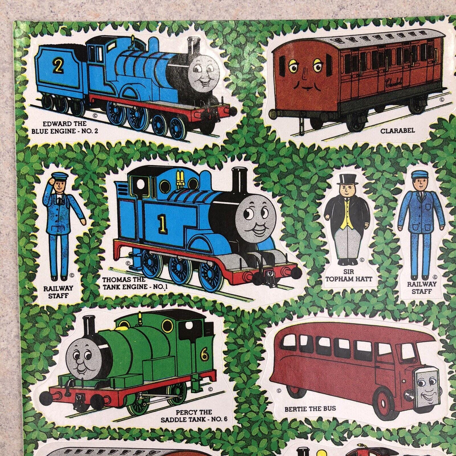 Vintage Thomas the Train and Friends Tank Engine Stickers 4 Sheets - Etsy