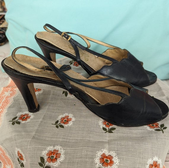 Vintage Slingback Heels By Joansen Size Aprox 9.5… - image 7