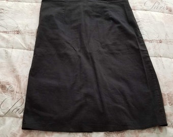 Vintage Mode Merr Black Retro Pencil Skirt-Rockabilly Skirt Size XXXL-Mode Merr Skirts-Pin Up Rockabilly Skirt-Gothic Skirt