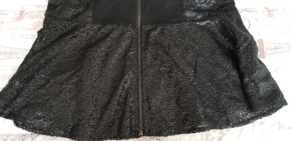 Holiday Black Sequin Peplum Bustier Top Plus Size… - image 8