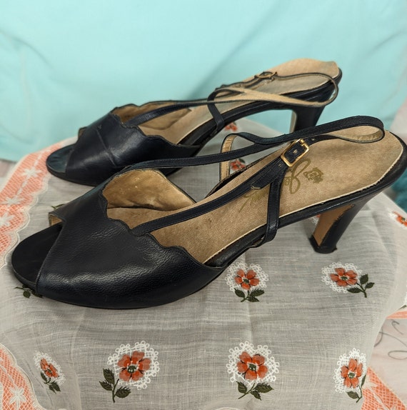 Vintage Slingback Heels By Joansen Size Aprox 9.5… - image 9