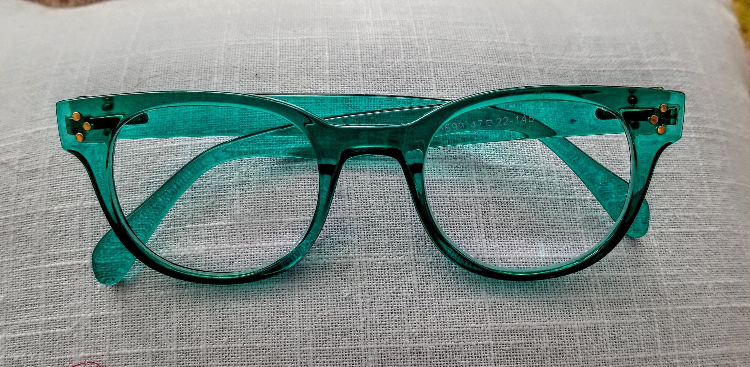 Eyeglasses in Peacock-blue Green-vintage Look Glasses-peacock - Etsy