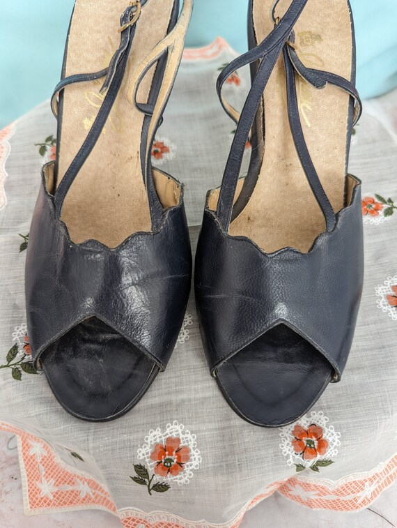 Vintage Slingback Heels By Joansen Size Aprox 9.5… - image 8