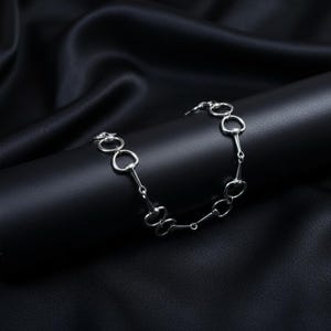 Bracciale con filetto in argento sterling - Gioielli equestri