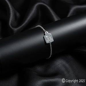 Sterling Silber Kuh Armband: Personalisierter Bauernhof Schmuck
