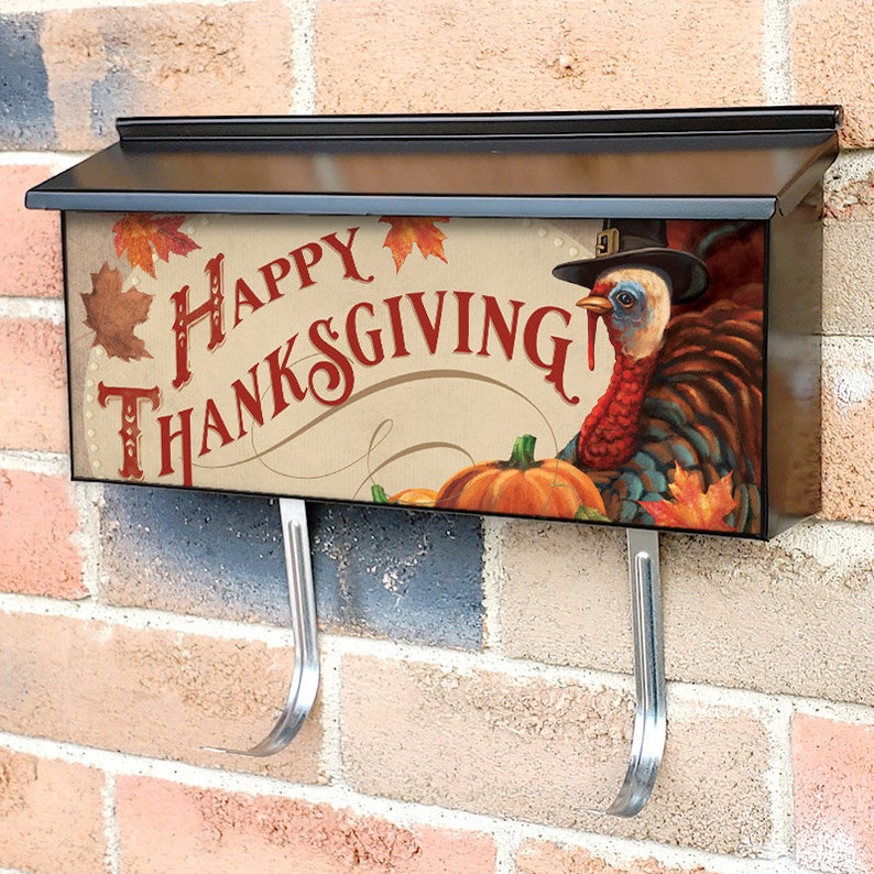 Seasonal 2 Townhouse Magnetic Mailbox Cover for Wall Mounted Ranch ...