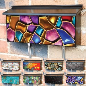 Miscelleneous Townhouse Magnetic Mailbox Cover for Wall Mounted Ranch Mailboxes