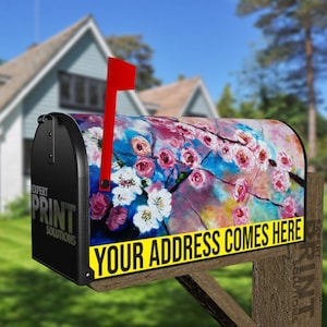 Beautiful Blooming Spring Branches Decorative Curbside Farm Mailbox Cover Rural Magnet - FREE SHIPPING
