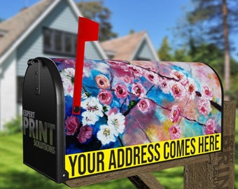 Beautiful Blooming Spring Branches Decorative Curbside Farm Mailbox Cover Rural Magnet - FREE SHIPPING