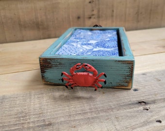 Crab Buffet Napkin Holder