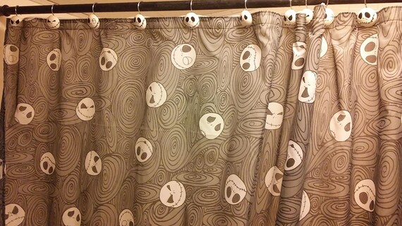 Vintage Nightmare Before Jack, Jack Skellington Shower Curtain Hooks