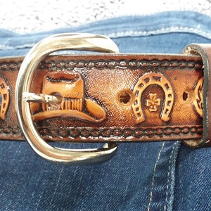 Children&#39;s Belt, Personalized Gift, Cowboy Belt, Boys Belt, Name Belt, Western Belt, Birthday Gift