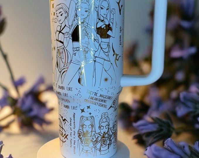 K Pop, 30 oz tumbler, 40 oz Flip Top, Demon Hunters