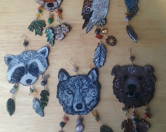Ornamento personalizzato con totem animale
