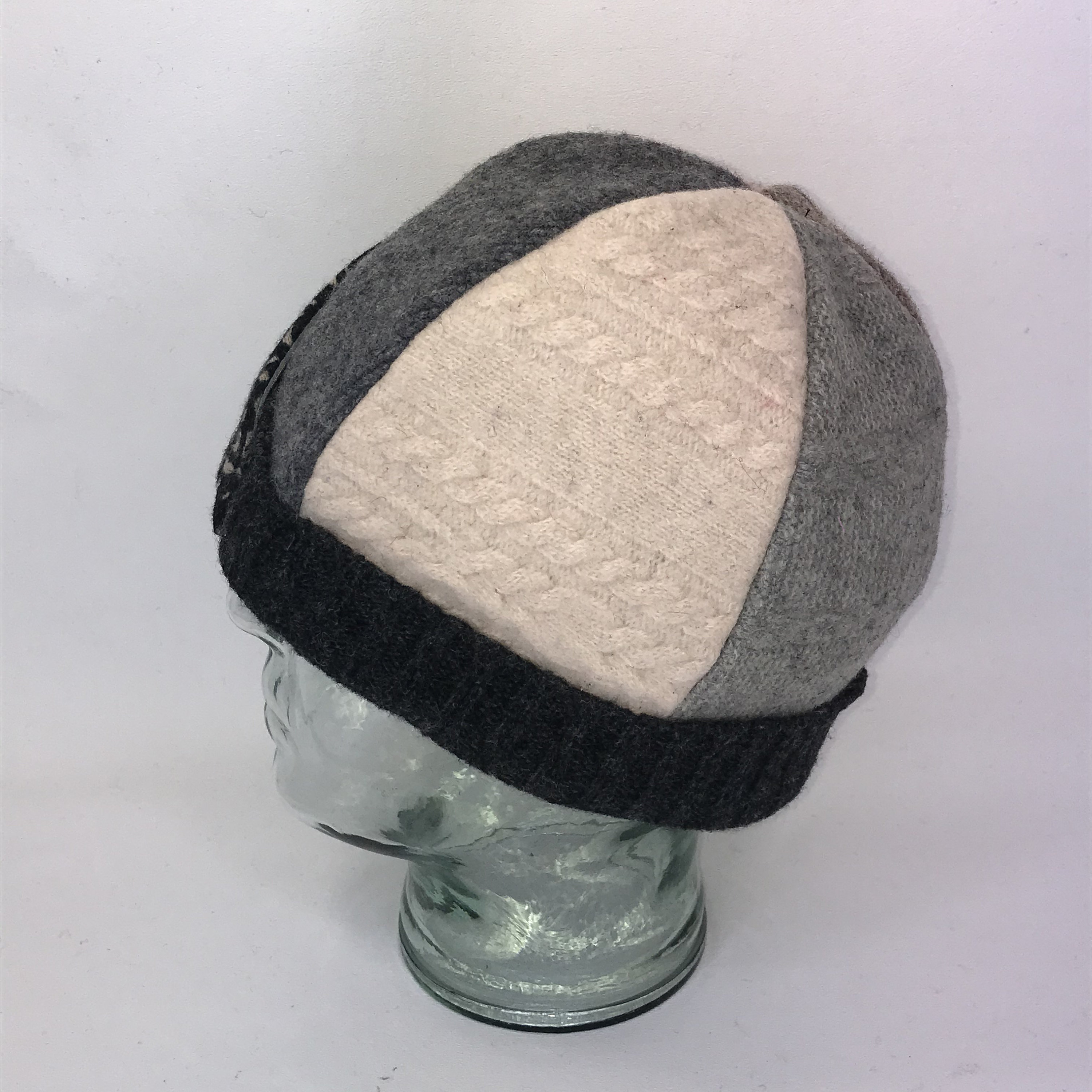 Women's Pink Winter Hat With Bow - Handmade in Michigan by