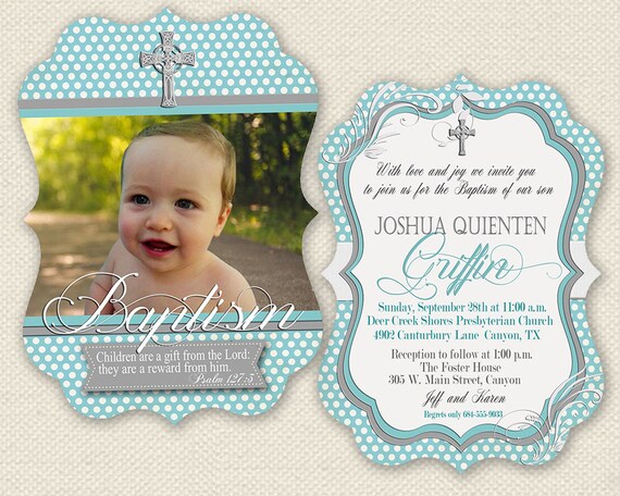 baptism invitation christening invitation